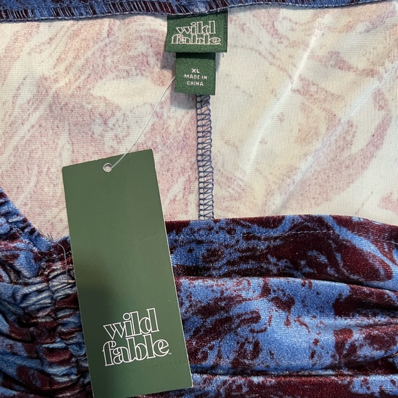 Wild Fable Purple Marble Mini Dress - Picture 5 of 5